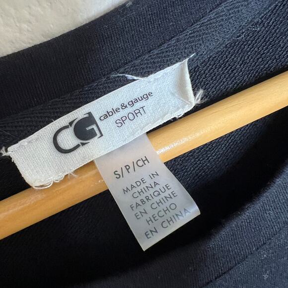 Cable & Gauge Sport Black Sheath Midi Dress Small - Picture 2 of 10